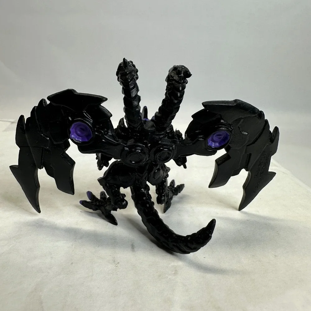 Bakugan Battle Planet Nillious Two Headed Dragon Action Figure Black Purple